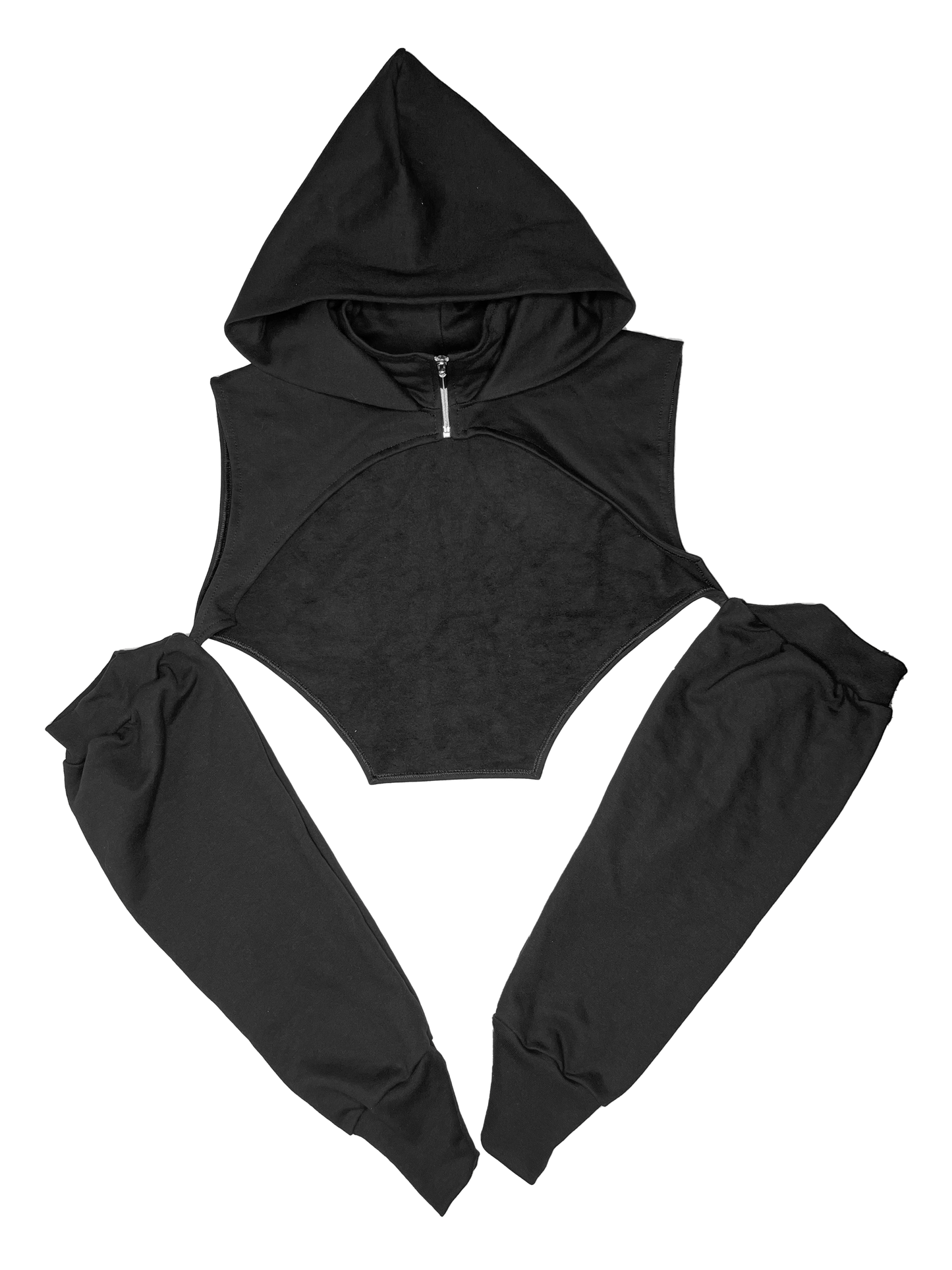 Ninja crop hoodie