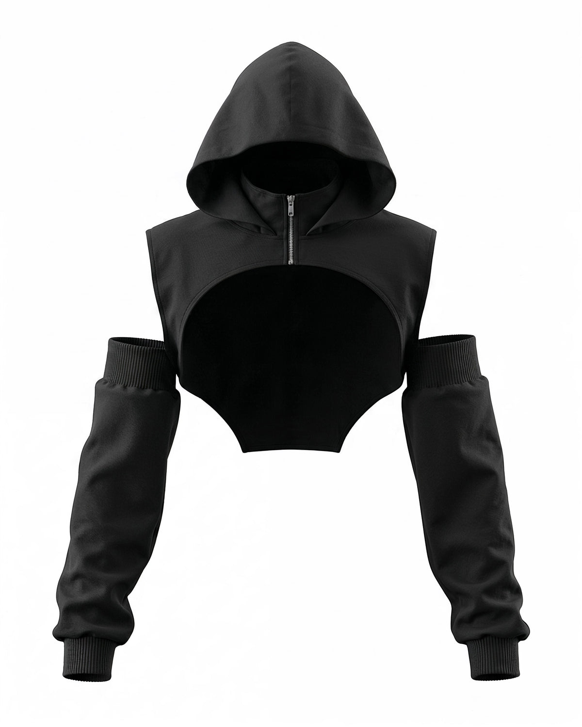 Ninja crop hoodie